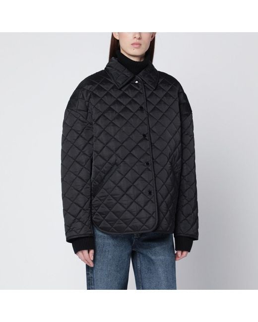 Totême Black Quilted Jacket
