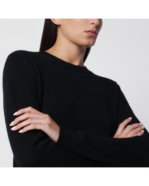 Lisa Yang Black Mable Crewneck Sweater