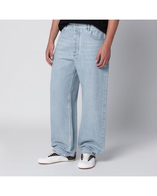 Bottega Veneta Blue Wide-Leg Jeans for men