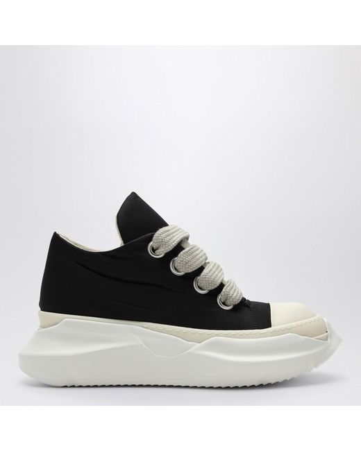 Sneaker jumbo laced abstract low nera di Rick Owens in Black da Uomo