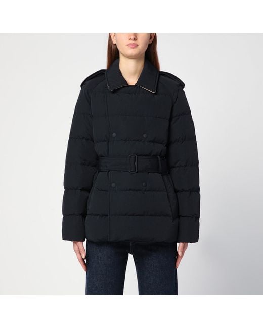 Burberry Black Nylon Short Down Jacket