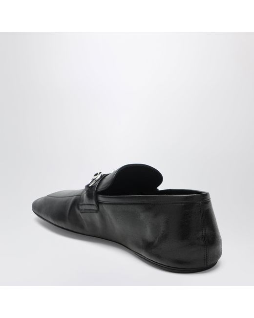 Gucci Black Leather Horsebit Loafers With Hardware for men