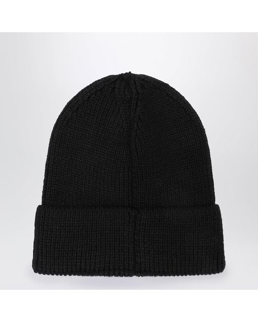 The North Face Schwarze Mütze Mit Logo-Patch in Black für Herren