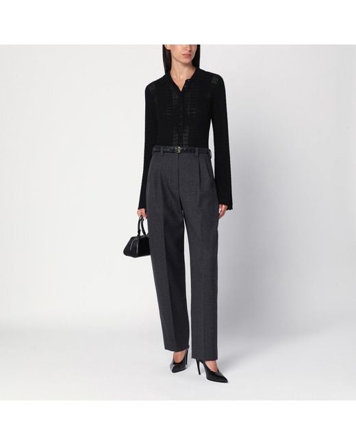 Givenchy Black Wool Trousers