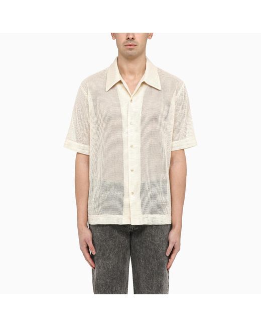 Séfr Natural Noam Cotton Knit Shirt for men