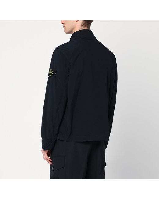 Stone Island Black Overshirt Jacket for men