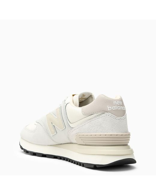 New Balance Low 574 Legacy White/grey Trainer for men