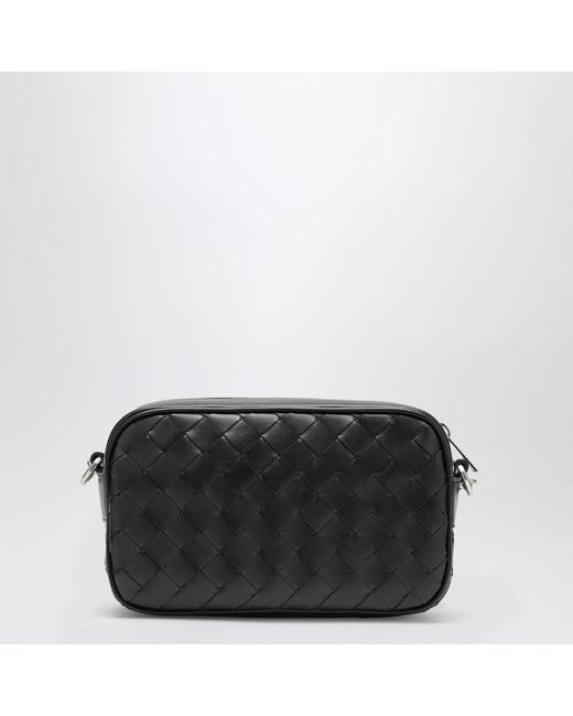 Borsa camera bag intrecciato mini nera di Bottega Veneta in Black da Uomo