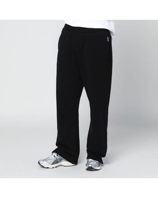 Represent Black Cotton Jogger Pants for men