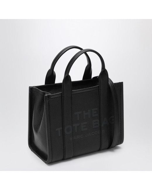 Marc Jacobs Black The Small Tote Bag Schwarzes Leder
