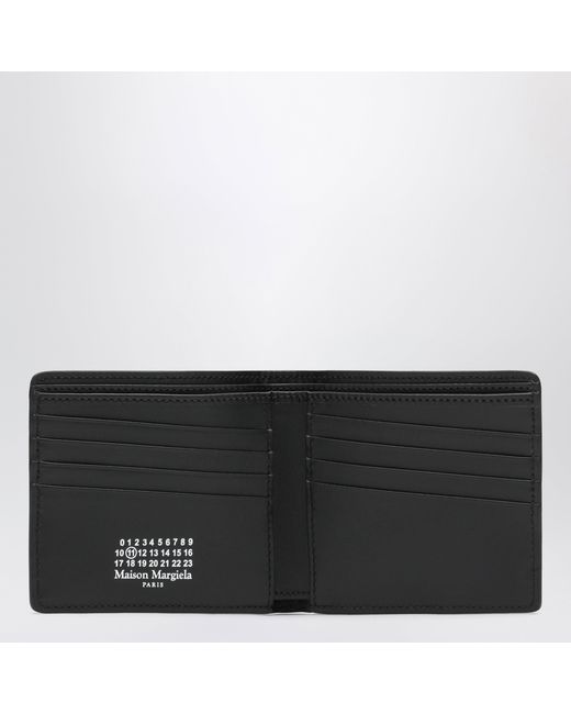 Maison Margiela Black Four Stitches Bifold Wallet for men