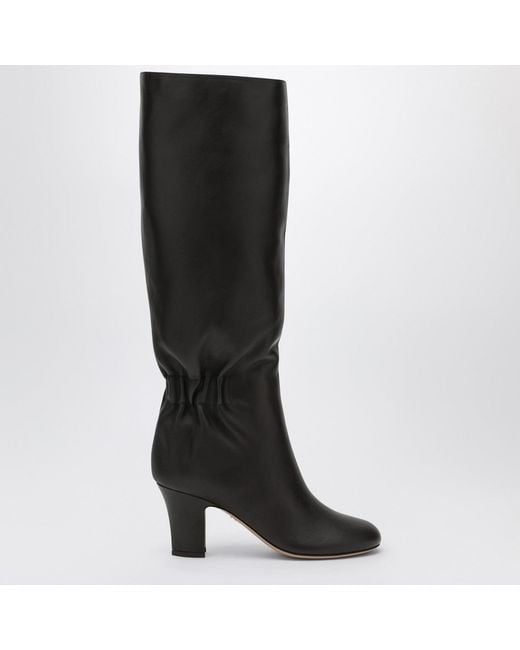Ferragamo Black Ruched Boots