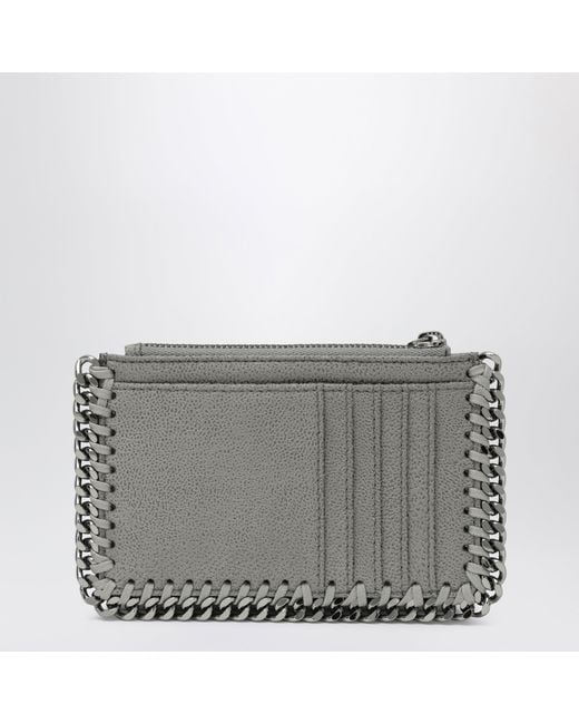 Stella McCartney Gray Light Falabella Card Holder