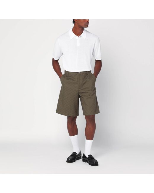 Gucci Natural Forest Bermuda Shorts for men