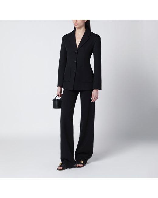 Loewe Black Wool Twill Jacket