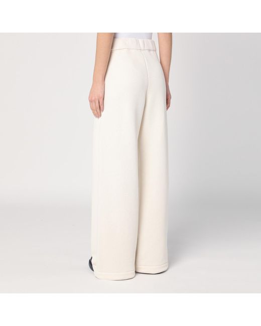 Max Mara Natural Cotton And Silk Pants