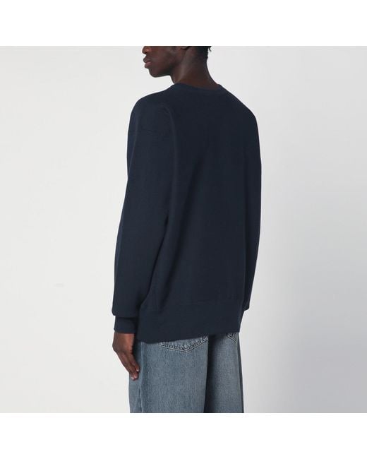 Champion Blue Navy Sweatshirt True To Archive Reverse Weave for men