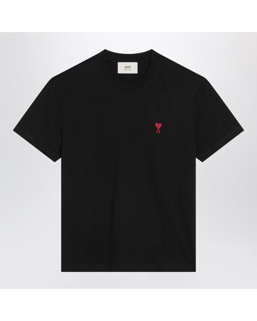 AMI Black Ami De Coeur T-Shirt