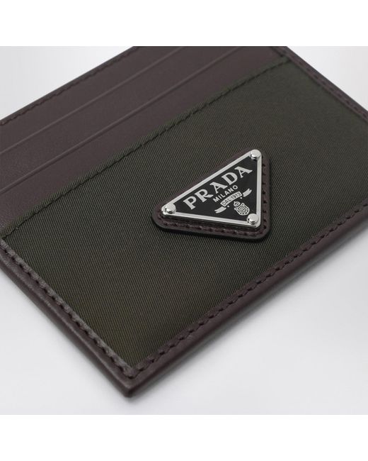 Prada Black Speedrock Card Holder for men