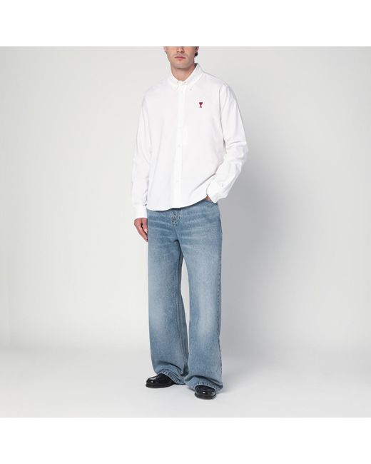 AMI White Ami De Coeur Shirt for men