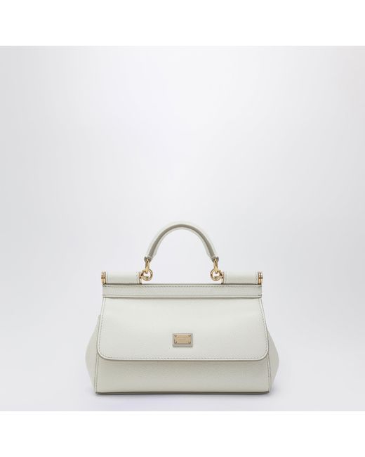 Dolce & Gabbana White Dolce&Gabbana Small Sicily Handbag