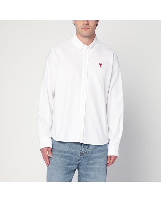 AMI White Ami De Coeur Shirt for men