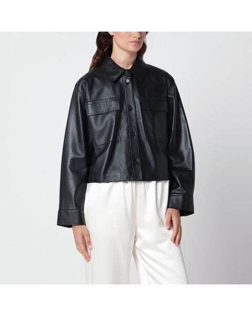 Weekend by Maxmara Black Nappa Jacket