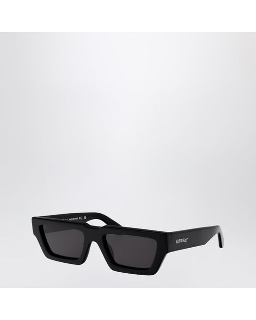 Off-White c/o Virgil Abloh Black Off- Manchester Sunglasses for men