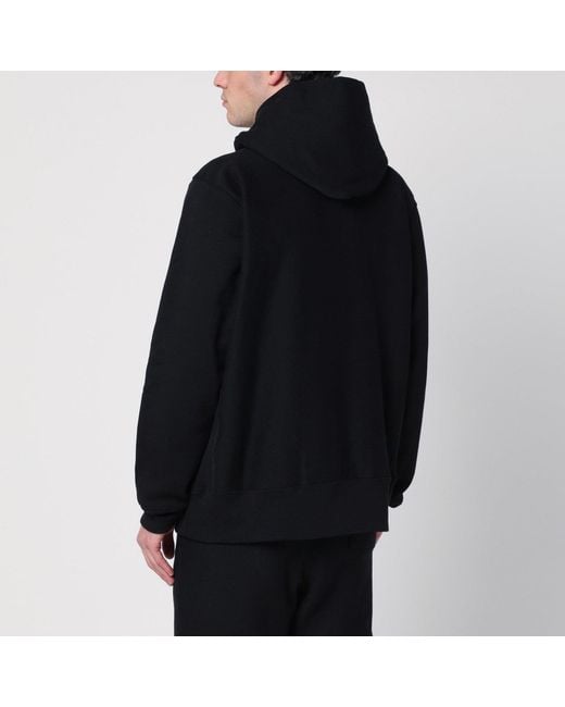 Champion Black Cotton Hoodie for men
