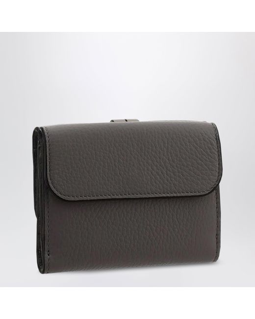 Chloé Gray Small Alphabet Trifold Wallet