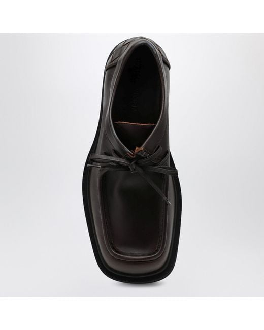 Bottega Veneta Black Ben Lace-Up Shoes for men