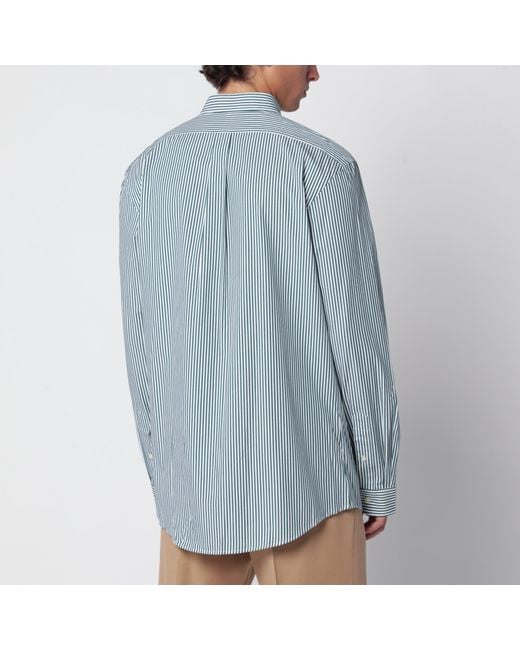 Polo Ralph Lauren Blue Forest Striped Slim-Fit Stretch Shirt for men