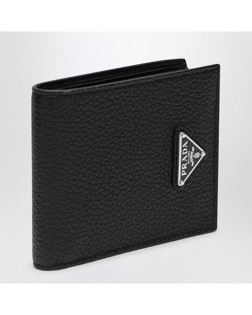Prada Black Leather Wallet for men