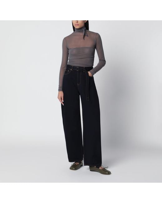 Lemaire Black Ballerina Top With Scarf