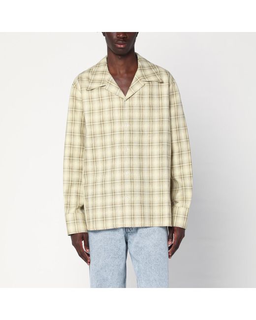 Séfr Natural Ignacio Check Pattern Shirt for men