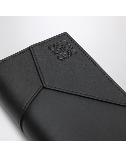 Loewe Black Puzzle Bi-Fold Card Holder for men