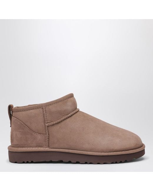 Ugg Brown Classic Ultra Mini Rocky Oak Boot