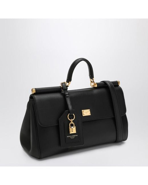 Borsa a mano my sicily in pelle nera di Dolce & Gabbana in Black