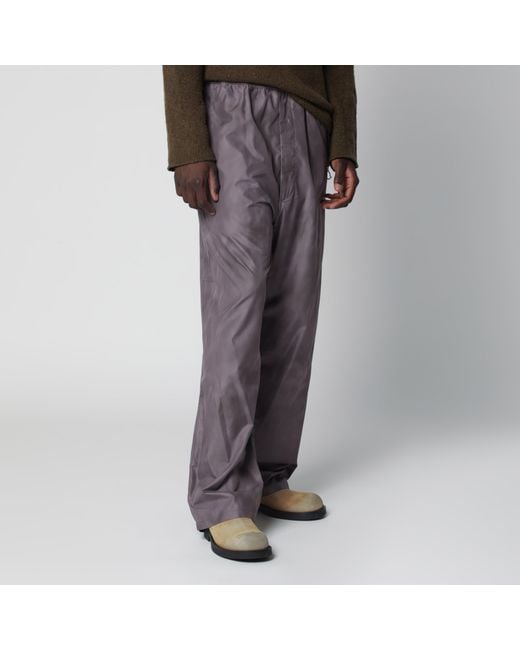 MM6 by Maison Margiela Gray Technical Fabric Trousers for men