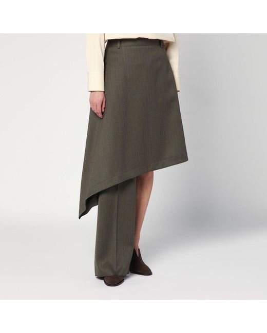 Bottega Veneta Gray Forest Culottes