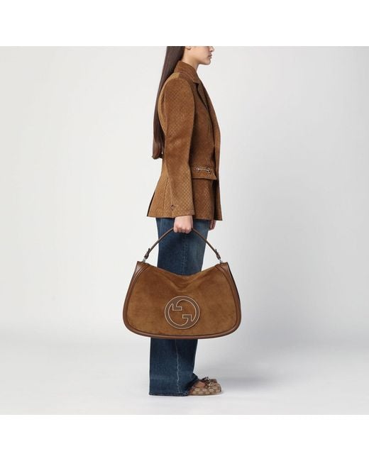 Gucci Brown Large Blondie Handbag