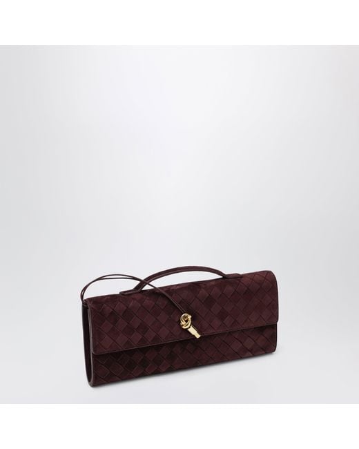 Bottega Veneta Red Andiamo Clutch
