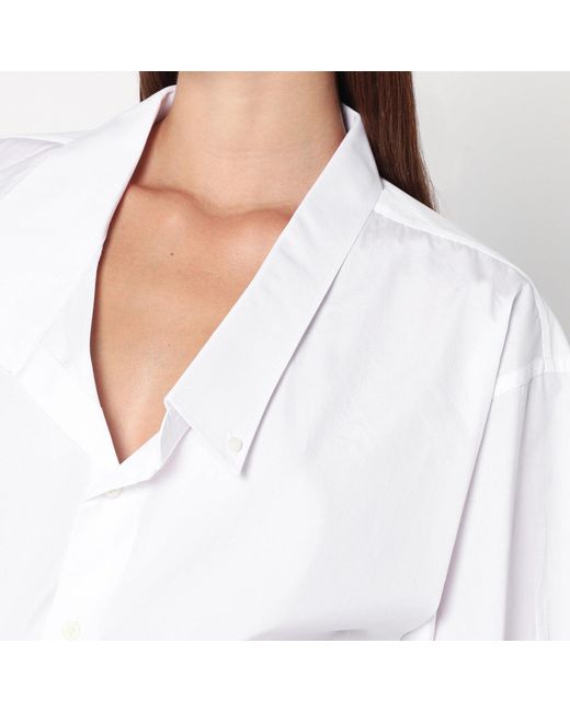 Prada White Poplin Shirt