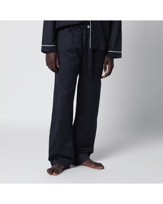 Tekla Blue Pajama Trousers for men