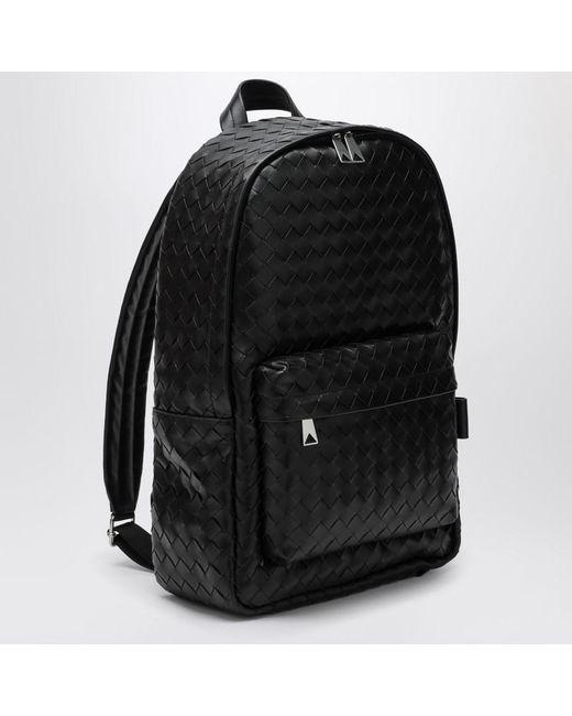 Sac À Dos Moyen En Tressage Intrecciato Bottega Veneta pour homme en coloris Black