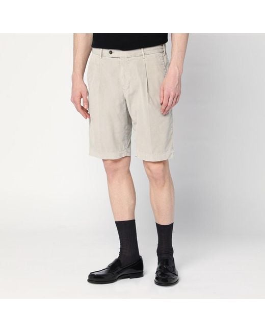 PT Torino Natural Cotton Bermuda Shorts for men
