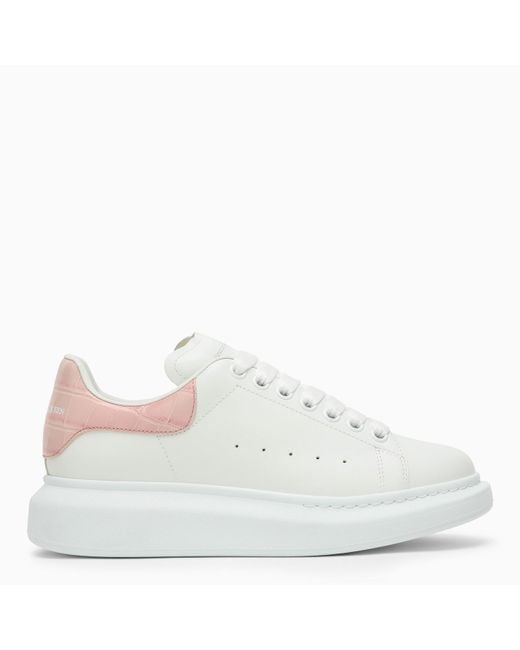 Alexander McQueen White And Clay Oversized Sneakers