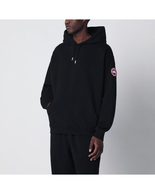 Canada Goose Black Hooded Sweatshirt for men