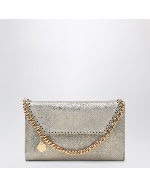 Stella McCartney Metallic Falabella Chain Wallet