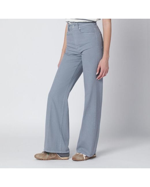 A.P.C. Bluegrey Cotton Trousers